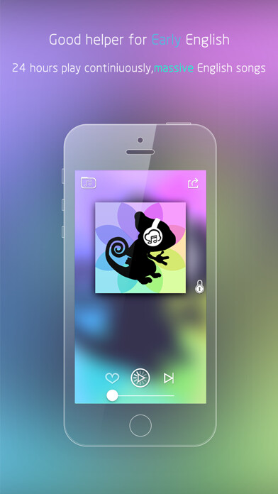 Emulate iPhone app Chameleon: Kids Music & Songs Radio [Free] using MyAndroid